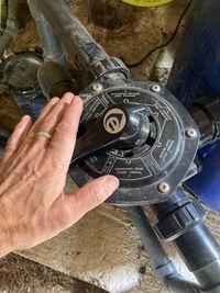 Pool filter selector operation